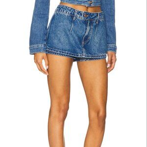 We The Free Galivanting Skort In Blue Rebel color: Blue Rebel
